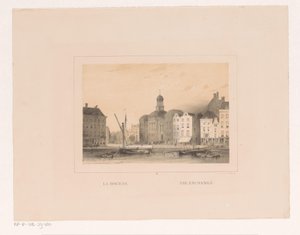 View of the Exchange in Rotterdam (series: Views & Monuments of the City of Rotterdam)