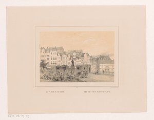 View of the Great Market in Rotterdam (Views & Monuments of the City of Rotterdam)