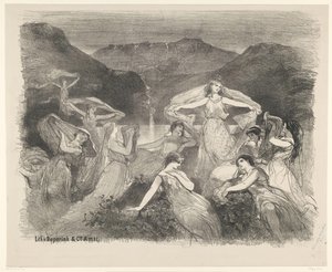 Scene from Ballet Zélie or the Magic Veil