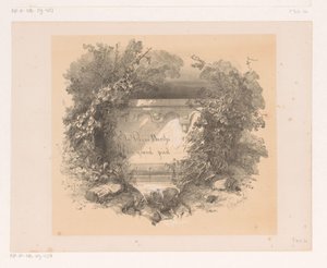 Title on Wall in Landscape by Charles Rochussen
