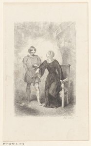 Wilfried with his mother by Charles Rochussen