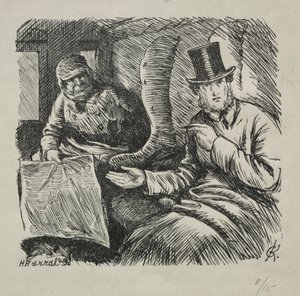 Smoking Strictly Prohibited by Charles Samuel Keene