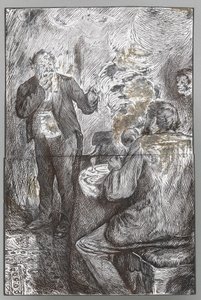 Smoking Strictly Prohibited by Charles Samuel Keene