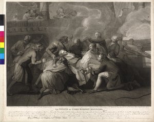 The death of Lord Robert Manners (1758-1782)