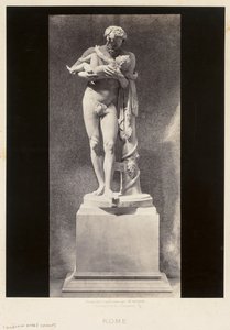 Silenus Holding the Child Dionysus, Louvre Museum, Paris by Charles Soulier