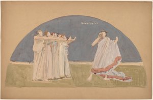 Study for a Lunette by Charles Sprague Pearce