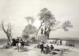 Panjab: Outpost of Rhodawala Occupied by the British Piquets on 10th February 1845, Plate 8 from 