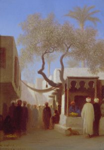 Cairo Market Scene