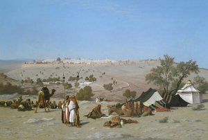 Jerusalem from the Mount of Olives by Charles Theodore Frere