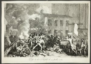 Capturing the Bastille, July 14, 1789 by Charles Thevenin