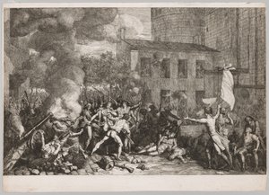 The Storming of the Bastille, July 14, 1789, 1790 by Charles Thevenin