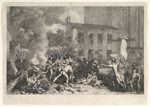The Storming of the Bastille on 14 July 1789 by Charles Thevenin
