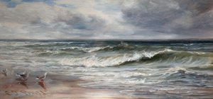 Sea Waves by Charles Thomas Burt