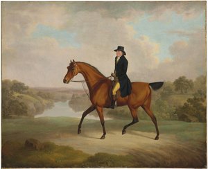 William Yates, Esq., of Springside, on his favourite roadster