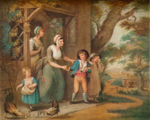Going to School by Charles Turner