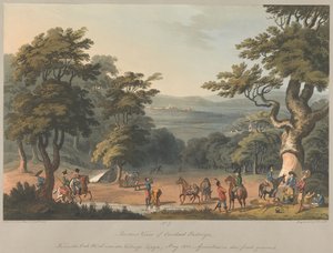 Distant View of Ciudad Rodrigo from Oak Wood near the Village Espeja March 1811 by Charles Turner