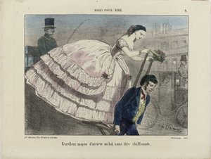 Excellent Means of Arrival. From Modes pour rire, 1855-1859