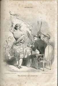 Illustration by Charles Vernier in Le Charivari by Charles Vernier