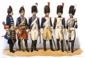 Uniforms in french army: Horse Grenadiers