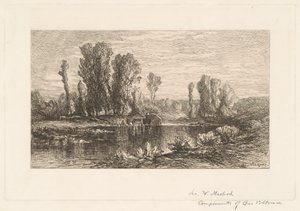 Landscape with Hay Wagon