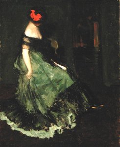 The Red Bow, c.1902 by Charles Webster Hawthorne