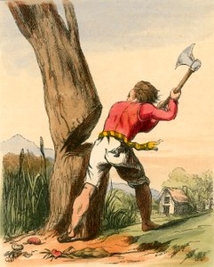 Jack Cutting Down the Beanstalk by Charles West Cope