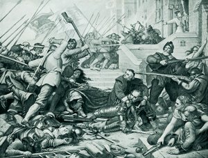The Defence of Basing House by Charles West Cope