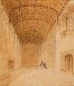Crosby Hall (No.2), c.1818 by Charles Wild