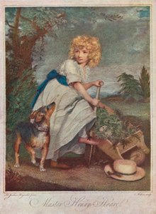 Master Henry Hoare 1784-1836, as a Boy, Gardening by Charles Wilkinson