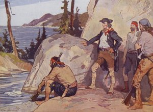 Mackenzie at the Pacific by the Overland Route by Charles William (after) Jefferys