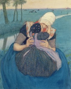 Mother and Child by Charles William Bartlett