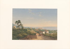 View of Cannes by Charles William Meredith van de Velde