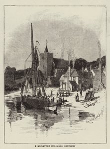 A Miniature Holland, Benfleet by Charles William Wyllie