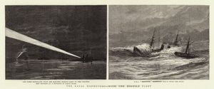 The Naval Manoeuvres, with the Hostile Fleet