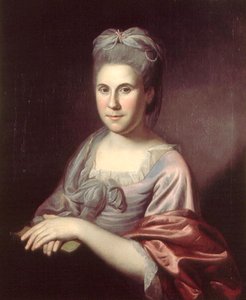 Mrs Ann Borden Hopkinson (1746-1827) 1775 or 1778 by Charles Willson Peale
