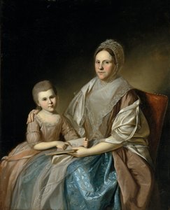 Mrs. Samuel Mifflin and Her Granddaughter Rebecca Mifflin Francis