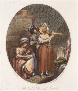 The English Dressing Room, engraved by P.W. Tomkins by Charles after Ansell