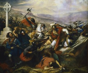Charles Martel in the Battle of Tours by Charles de Steuben