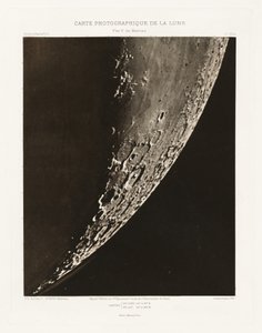 Photographic Chart of the Moon, plate XVI.A, September 5 by Charles le Morvan