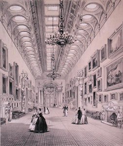 The Picture Gallery, Buckingham Palace by Charlotte (after) Campbell