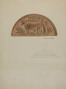 Pennsylvania German Butter Mold by Charlotte Angus