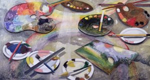 Spectrum of Artists Palettes by Charlotte Moore