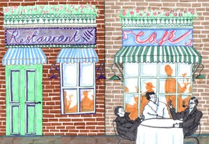 Cafe by Charlotte Orr