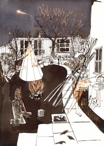 Pixies in the Garden, 2021 by Charlotte Orr