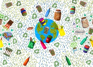 Recycling Bin Design by Charlotte Orr