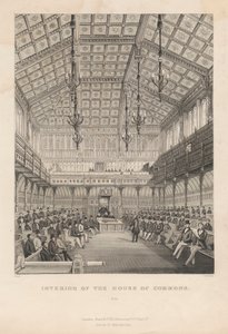 Interior of the House of Commons, No. 55 by Chavane
