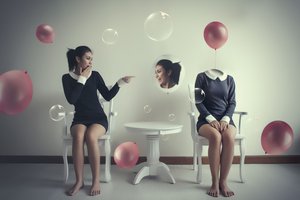 Surreal Headless Woman by Che Abu Bakar