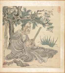 Paintings after Ancient Masters: A Lohan [after Kuan-hsiu] by Chen Hongshou