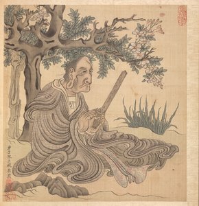 Paintings after Ancient Masters: A Lohan [after Kuan-hsiu] by Chen Hongshou