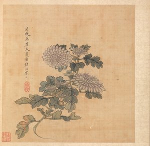 Paintings after Ancient Masters: Chrysanthemum by Chen Hongshou